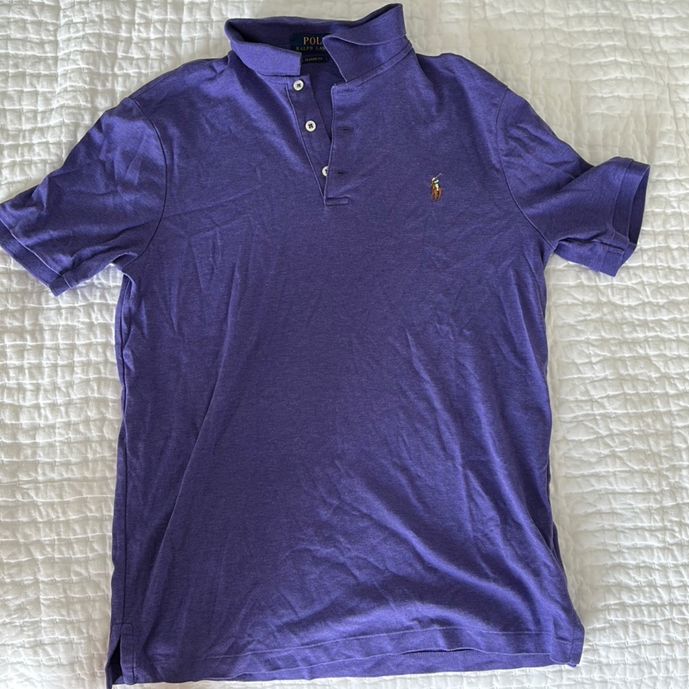Polo Ralph Lauren purple polo shirt